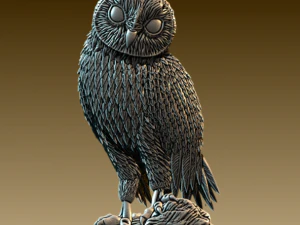 Barn Owl 3D Print Model