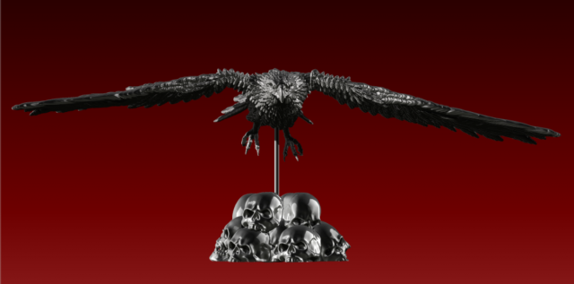 Hawk 3D 打印模型 .c4d .max .obj .3ds .fbx .stl .blend 