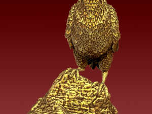Crow Model Cetak 3D