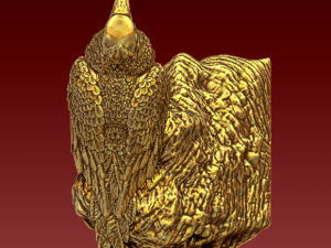 Crow Model Cetak 3D
