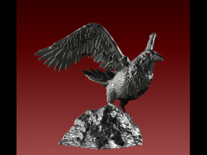 Crow 3D Print Model