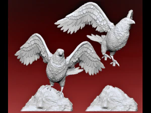 Crow 3D Print Model