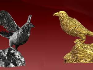 Crow 3D Print Model