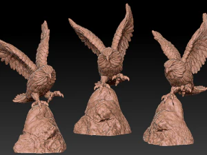 Burung rajawali Model Cetak 3D