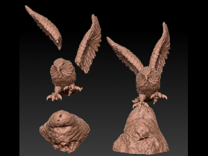 Eagle 3D 打印模型