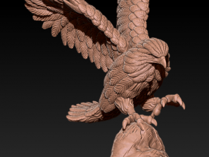 Eagle 3D 打印模型