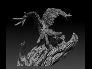 Crow 3D Print Model