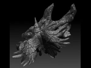 Crow 3D Print Model