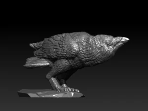 Crow 3D Print Model