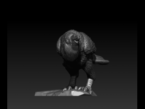 Crow Model Cetak 3D