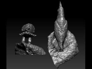 Crow Model Cetak 3D