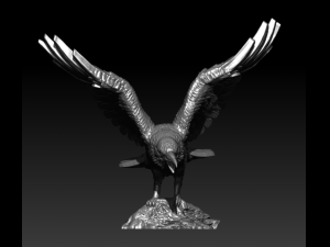 Crow Model Cetak 3D