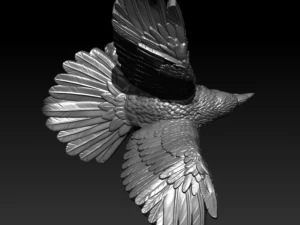 Crow 3D Print Model