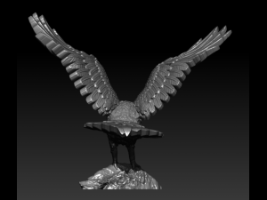 Crow Model Cetak 3D