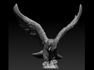 Crow 3D Print Model