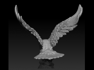 Crow 3D Print Model