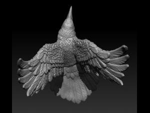 Crow 3D Print Model