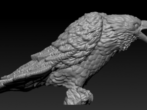 Crow 3D Print Model