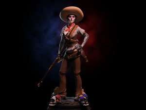 Lady Mechanika 3D Print Model