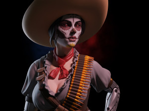 Lady Mechanika 3D प्रिंट मॉडल