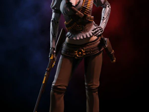 Lady Mechanika 3D Print Model