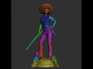 Lady Mechanika 3D Print Model