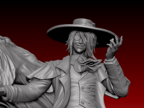 Alucard Modelo de Impressão 3D