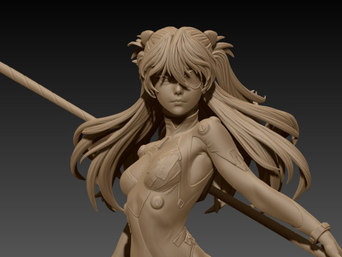 Asuka Modelo de impresión 3D
