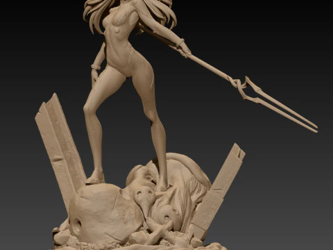 Asuka 3D Print Model