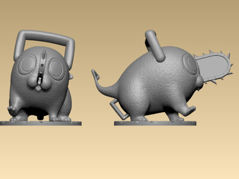 Chibi Pochita Model Cetak 3D