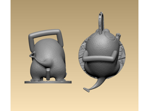 Chibi Pochita Model Cetak 3D
