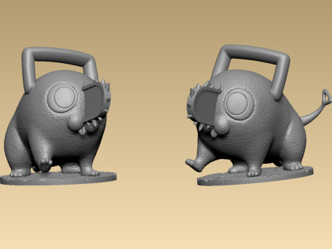 Chibi Pochita Model Cetak 3D