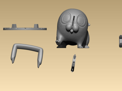 Chibi Pochita Model Cetak 3D