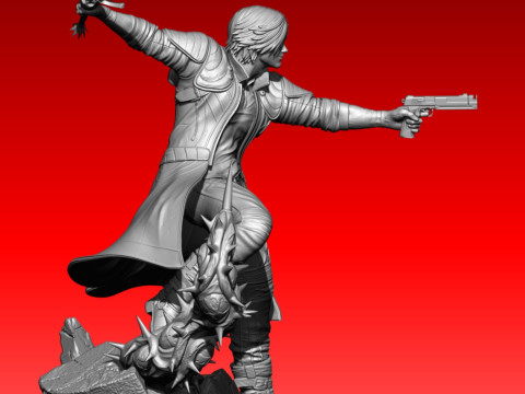Devil May Cry Dante 3D Print Model