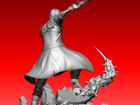 Devil May Cry Dante 3D Print Model
