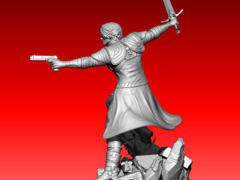 Devil May Cry Dante 3D Print Model