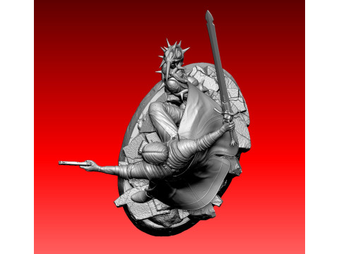 Devil May Cry Dante 3D Print Model