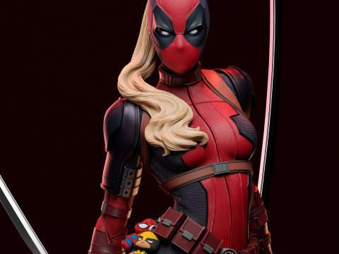 Lady Deadpool Modelo de impresión 3D