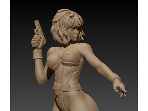 Motoko Kusanagi 3D Принт Модель