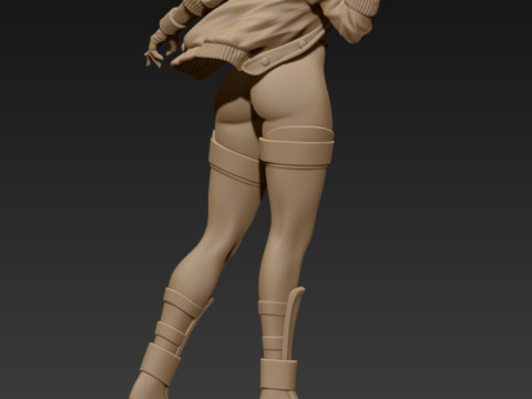 Motoko Kusanagi 3D Print Model