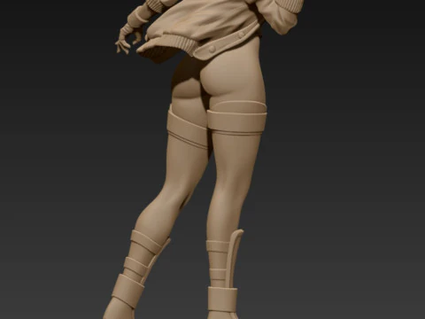 Motoko Kusanagi 3D Print Model