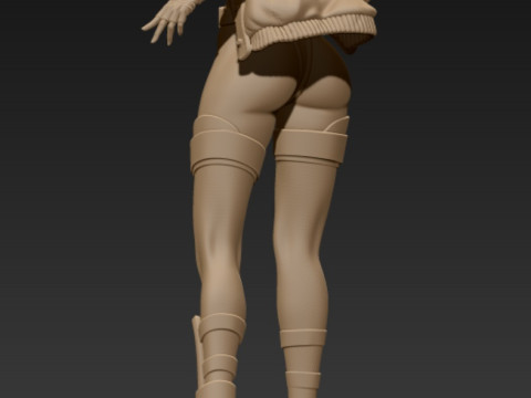 Motoko Kusanagi 3D Print Model