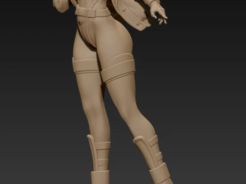 Motoko Kusanagi 3D Print Model