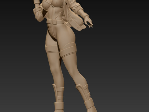 Motoko Kusanagi 3D Print Model