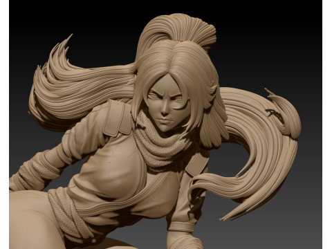 Yoruichi Shihouin 3Dプリントモデル