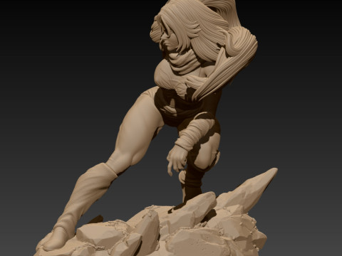 Yoruichi Shihouin Modello di stampa 3D