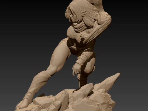 Yoruichi Shihouin 3D Print Model