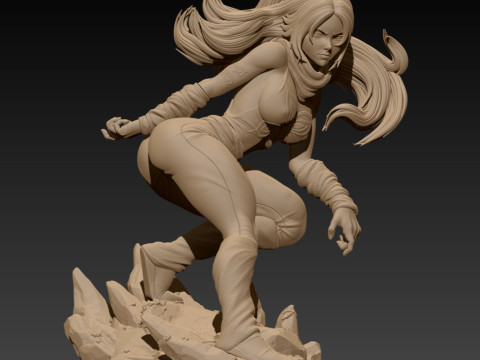 Yoruichi Shihouin Modello di stampa 3D