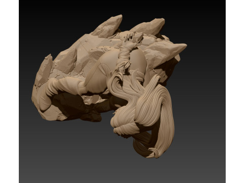 Yoruichi Shihouin Modello di stampa 3D