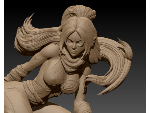 Yoruichi Shihouin Modello di stampa 3D